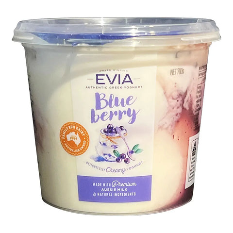 Evia yoghurt blueberry 700g