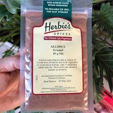 Herbies Allspice Ground 30g