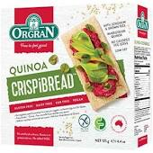Orgran Crispbread Quinoa 125g