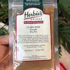 Herbies Cumin Seed Ground 45g