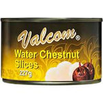 Valcom Water Chestnut Slices 227g